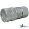 A & I Products Flat Hydraulic Coupler Socket, Female, 1/2" NPT 5" x3" x2" A-FF5018FP-A - alternate 2